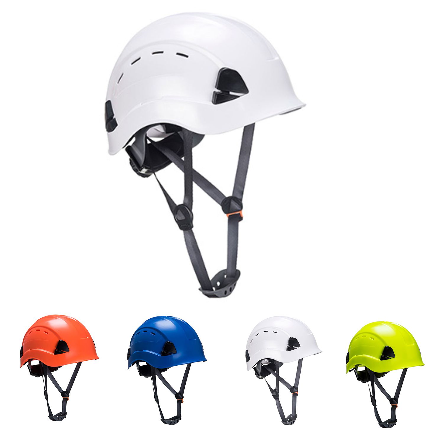 PS63 Portwest Height Endurance Vented Helmet - Click Image to Close